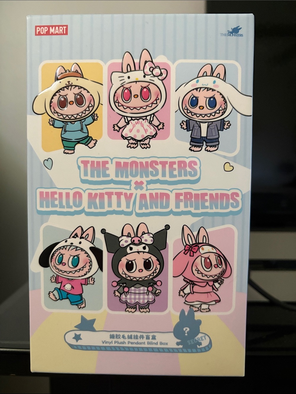 The Monsters x Hello Kitty and Friends Vinyl Plush Pendant -UNOPENED- My Melody
